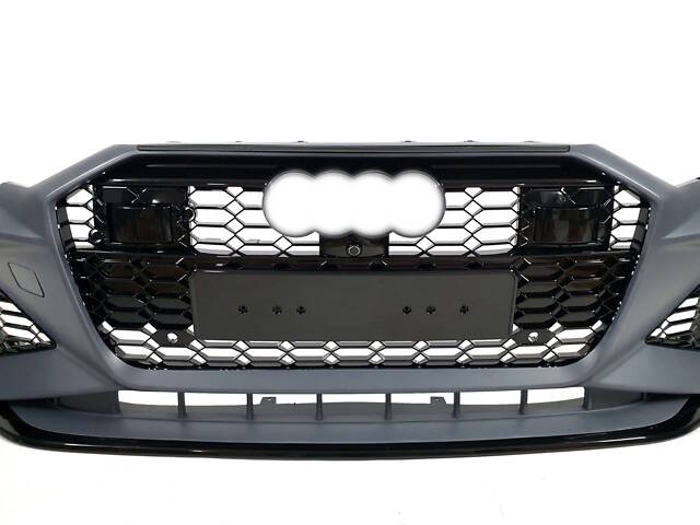 Передний бампер ( в стиле RS6 ) Sedan на AUDI A6 C8 2018-2023 года - Фото 3