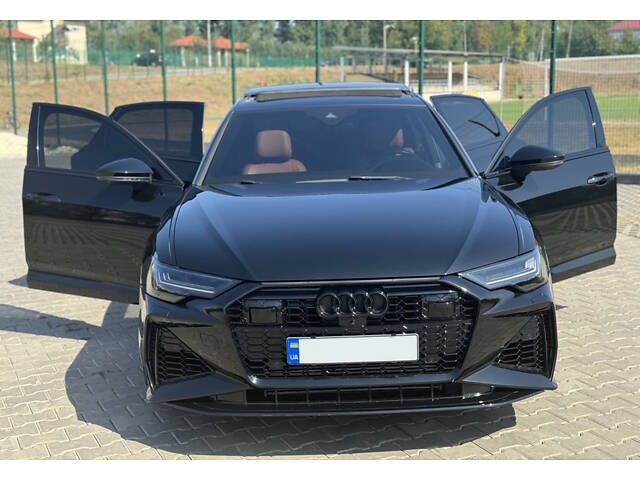 Передний бампер ( в стиле RS6 ) Sedan на AUDI A6 C8 2018-2023 года - Фото 11