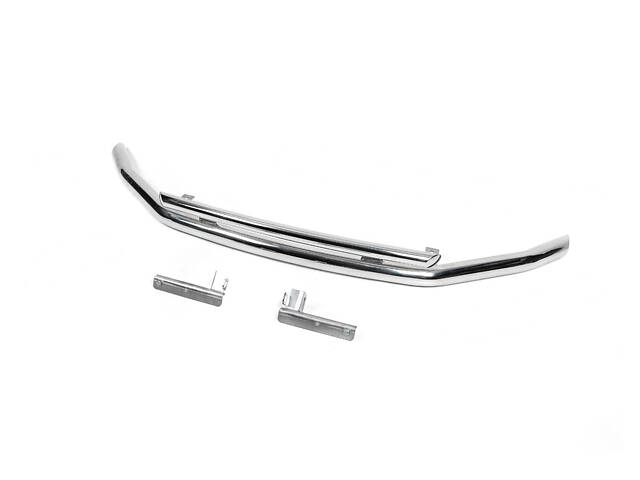 Передний двойной ус ST014 (нерж) 70/48 мм для Nissan Qashqai 2007-2010 гг - Фото 2