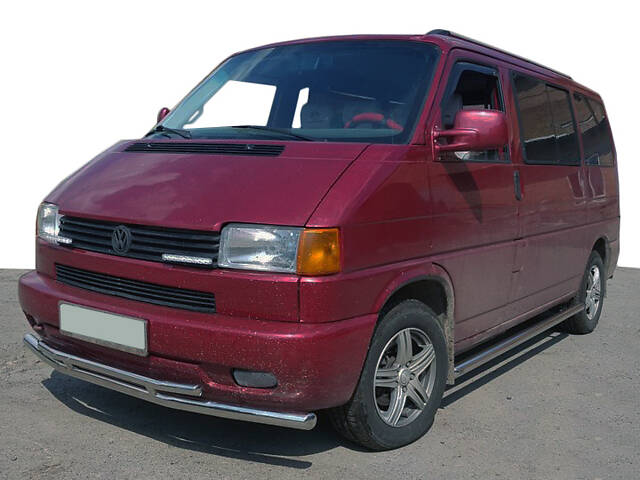 Передний двойной ус ST014 (нерж) 70/48мм для Volkswagen T4 Transporter - Фото 2