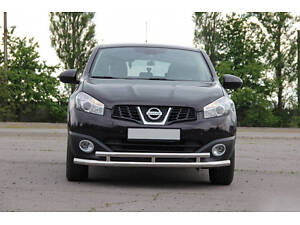 Передній подвійний вус ST016 (нерж) 70/42 мм для Nissan Qashqai 2010-2014рр