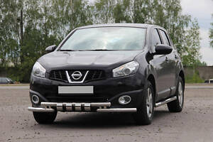 Передній вус ST009-15 (нерж.) для Nissan Qashqai 2010-2014рр