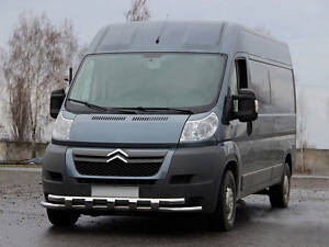 Передня дуга ST015 (нерж.) для Opel Movano 2021- рр