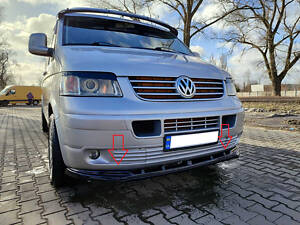 Передняя лип накладка (ABS) для Volkswagen T5 Caravelle 2004-2010 гг.