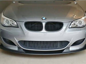 Передняя Lip накладка DPT (С плавниками, для M5 Hamann, черный глянец) для BMW 5 серия E-60/61 2003-2010 гг.