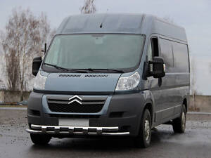 Передняя дуга ST015 (нерж.) для Citroen Jumper 2007-2024 и