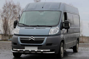 Передняя дуга ST015 (нерж.) для Peugeot Boxer 2006-2024 и