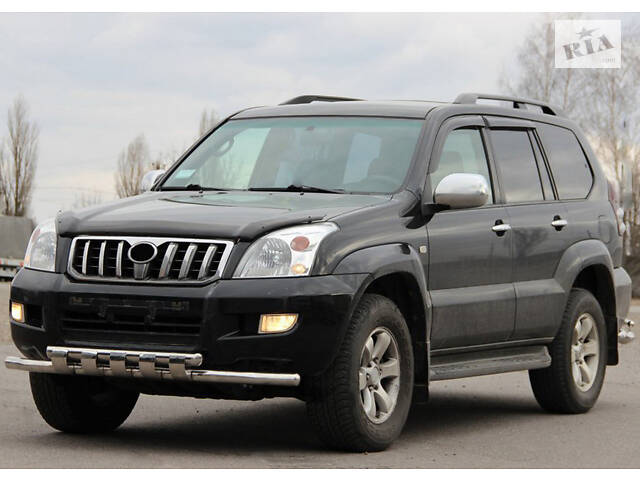 Передняя дуга ST015 (нерж.) для Toyota Land Cruiser Prado 120