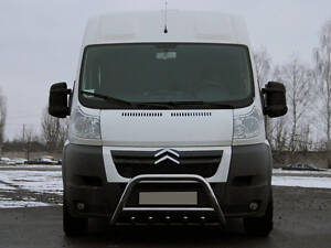 Передняя дуга WT003 (нерж.) для Peugeot Boxer 2006-2024 и