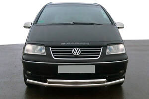 Передняя двойная защита ST014 (нерж) 51 на 42 мм для Volkswagen Sharan 1995-2010 гг