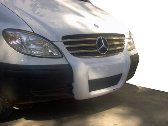 Передняя губа (под покраску) 2010-2015 для Mercedes Vito W639 - Фото 4