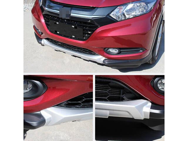 Передняя и задняя накладки (2 шт, 2015-2018) для Honda HR-V - Фото 1
