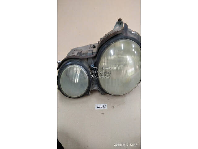 Передняя левая фара mercedes e-class w210 000067098 - Фото 1