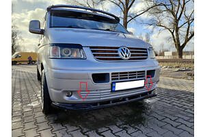 Передня лип накладка (ABS) для Volkswagen T5 Transporter 2003-2010 рр