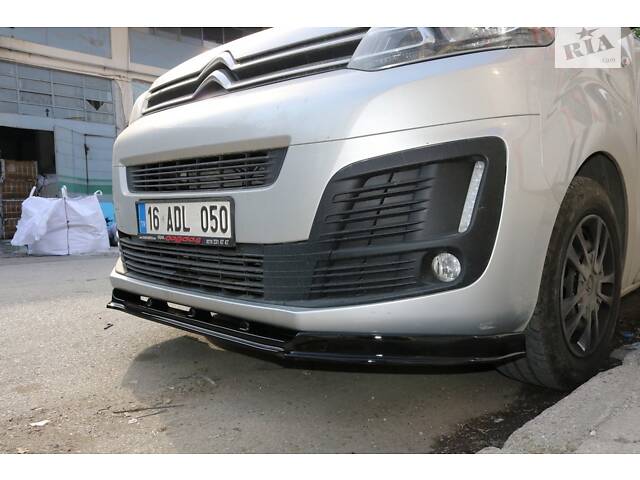 Передняя лип юбка (ABS) для Citroen Jumpy/Dispatch 2017- гг - Фото 8