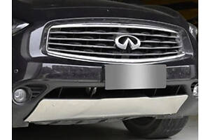 Передняя накладка Libao (пластик) для Infiniti QX70 2013-2024 гг