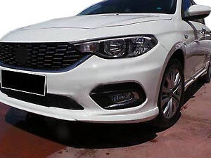 Передняя накладка на бампер (2016-2021, под покраску) для Fiat Tipo