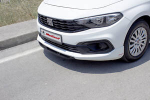 Передняя накладка на бампер (2021-2024, под покраску) для Fiat Tipo