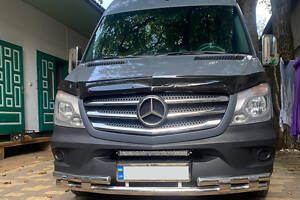 Передняя нижняя дуга Shark (нерж.) 2006-2013 для Mercedes Sprinter