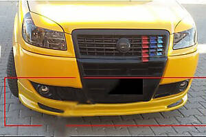 Передняя нижняя накладка (под покраску) для Fiat Doblo I 2005-2010 гг