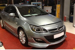 Передняя нижняя накладка 2012-2015 (под покраску) для Opel Astra J