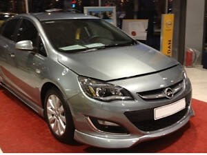 Передняя нижняя накладка 2012-2015 (под покраску) для Opel Astra J