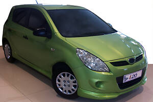 Передняя нижняя юбка (под покраску) для Hyundai I-20 2008-2012 гг