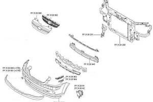 Передняя панель Hyundai Getz 05-11 (FPS)