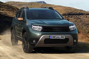 Передняя решетка (черная) для Dacia Duster 2018-2024 гг