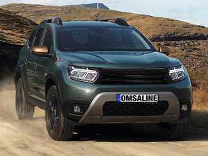 Передняя решетка (черная) для Dacia Duster 2018-2024 гг