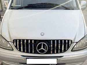 Передняя решётка 2004-2010 гг. GT Chrome Eco для Mercedes Vito W639