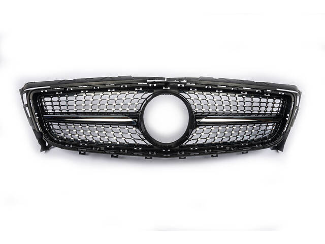 Передняя решетка 2011-2014 (Diamond Silver) для Mercedes CLS C218 - Фото 5