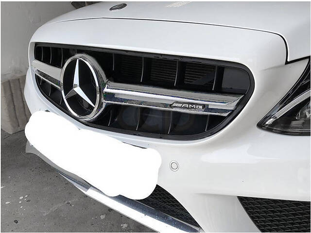 Передняя решетка C63-design 2014-2018, с камерой для Mercedes C-сlass W205 - Фото 1