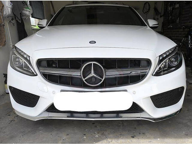 Передняя решетка C63-design 2014-2018, с камерой для Mercedes C-сlass W205 - Фото 3