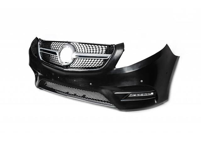 Передняя решетка Diamond (2014-2019 для V-class) для Mercedes Vito/V-class W447 2014- гг - Фото 2