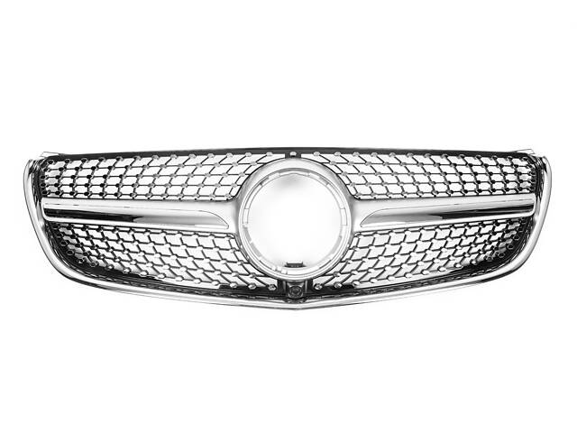 Передняя решетка Diamond (2014-2019 для V-class) для Mercedes Vito/V-class W447 2014- гг - Фото 3