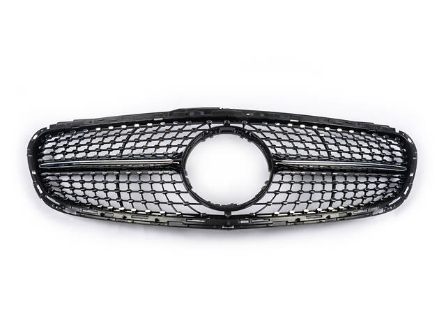 Передняя решетка Diamond Black (для Avantgarde и AMG-Line, 2013-2016) для Mercedes E-сlass W212 - Фото 1