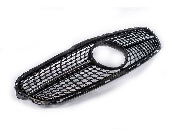 Передняя решетка Diamond Black (для Avantgarde и AMG-Line, 2013-2016) для Mercedes E-сlass W212 - Фото 4