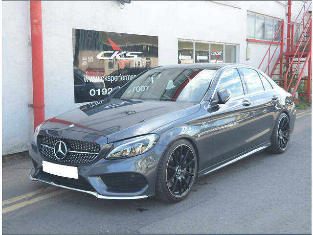 Передняя решетка Diamond Silver 2014-2018, с камерой для Mercedes C-сlass W205 - Фото 15