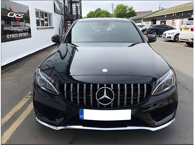 Передняя решетка GT 2014-2018, без камеры для Mercedes C-сlass W205 - Фото 6