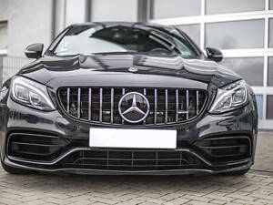 Передняя решетка GT (для оригинального C63) 2014-2018, без камеры для Mercedes C-сlass W205