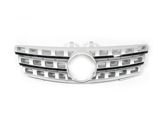 Передняя решетка (OEM) 2005-2008, Серая для Mercedes ML W164 - Фото 4