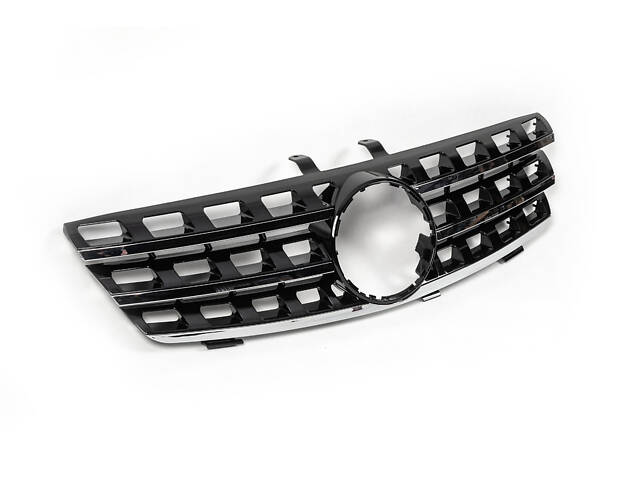 Передняя решетка (OEM) 2005-2008, Серая для Mercedes ML W164 - Фото 2