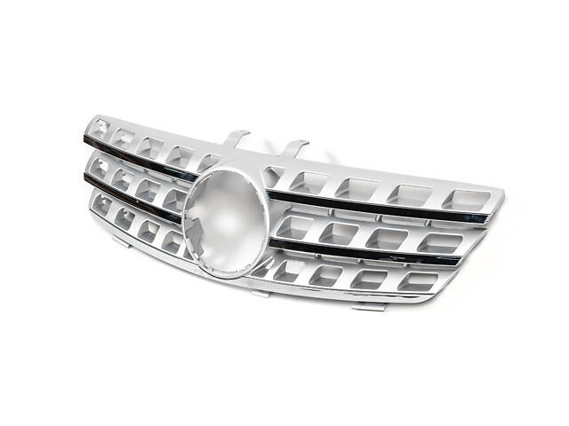 Передняя решетка (OEM) 2005-2008, Серая для Mercedes ML W164 - Фото 6