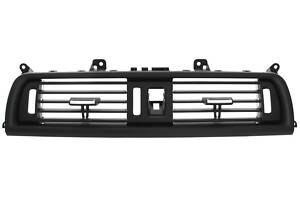 Передні ґрати повітрозабірника, дефлектор передній Центральний BMW 5 F10 09-16, BMW 5 F11 09-17