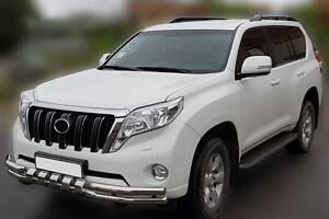 Передняя защита F3-31 (нерж) для Toyota Land Cruiser Prado 150