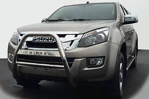 Передняя защита QT008 (нерж.) для Isuzu D-Max 2011-2019 гг