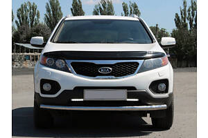 Передній захист ST008 (2010-2013, нерж.) для Kia Sorento XM рр