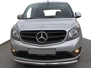 Передній захист ST008 (нерж.) для Mercedes Citan 2013-2021 рр