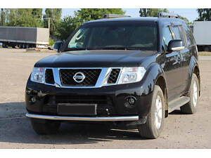 Передній захист ST008 (нерж) для Nissan Navara 2006-2015 рр